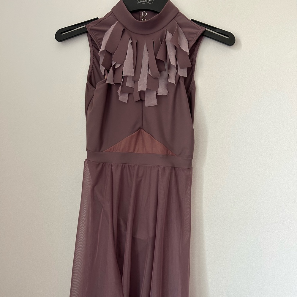 Eggplant & lavender dance dress